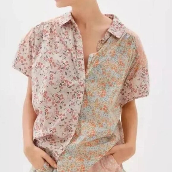 NEW American Eagle Oversized Resort Shirt L - Picture 1 of 15